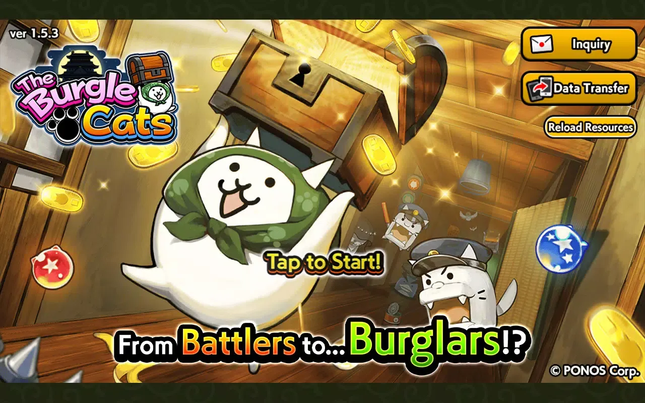 Capturas de tela do The Burgle Cats