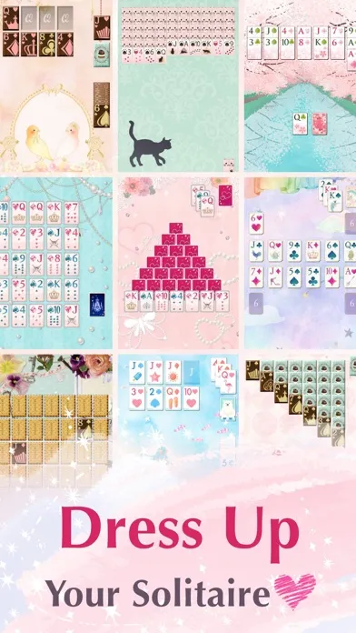 Capturas de pantalla de Princess*Solitaire: Cute Games