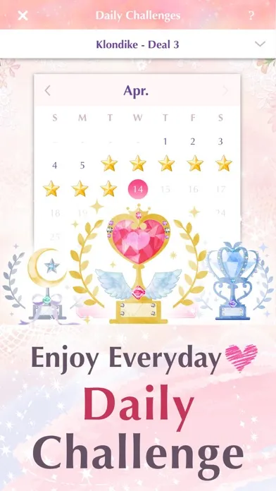 Capturas de pantalla de Princess*Solitaire: Cute Games