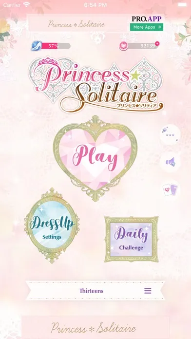 Capturas de pantalla de Princess*Solitaire: Cute Games