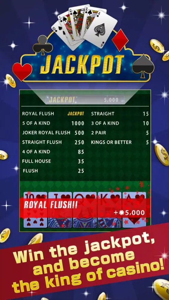 Video Poker Deluxe - Free Game Screenshots