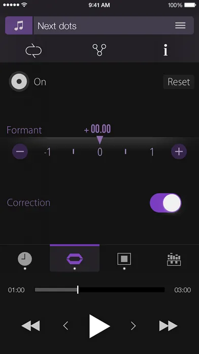 ภาพหน้าจอของ PSOFT Audio Player