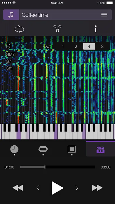 ภาพหน้าจอของ PSOFT Audio Player