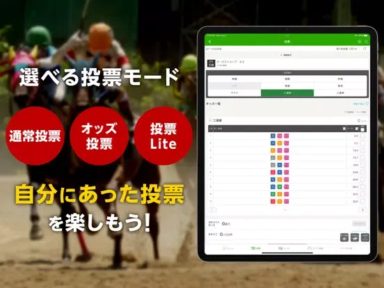 Ảnh chụp màn hình của 楽天競馬 - 地方競馬 全場のネット投票ができる競馬アプリ iPad 