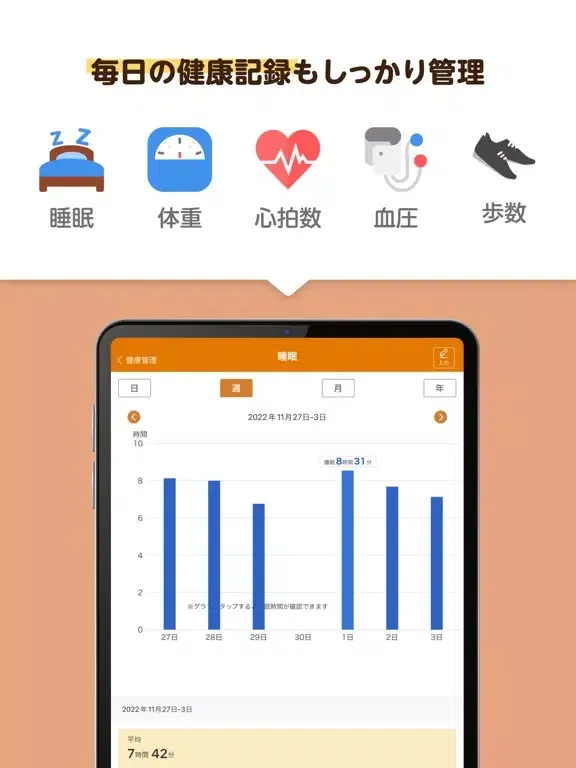 Ảnh chụp màn hình của 楽天シニア 歩いてポイントが貯まる歩数計・ウォーキングアプリ iPad 