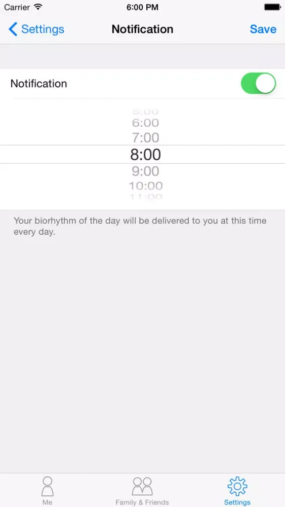 Ảnh chụp màn hình của Rizmme Lite [Free] biorhythm