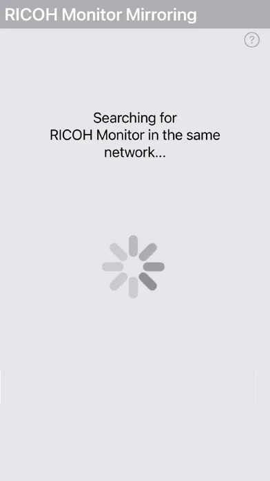 RICOH Monitor Mirroring Ekran Görüntüleri