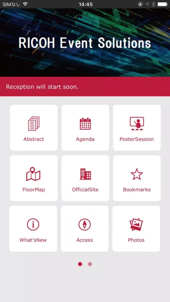 Capturas de pantalla de RICOH Event App
