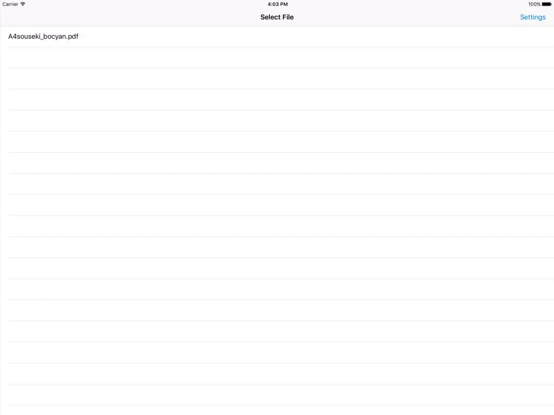 Tangkapan skrin Voice Book - operating in voice iPad 