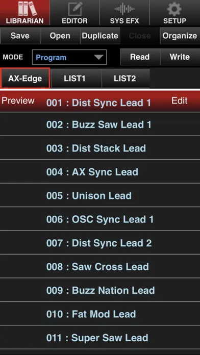 Captures d'écran de AX-Edge Editor