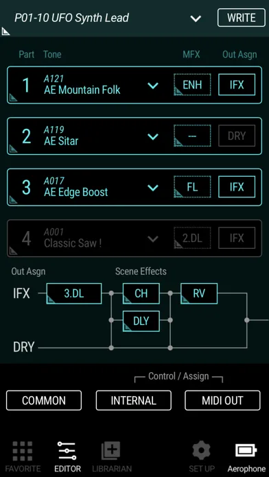 Capturas de pantalla de Aerophone Pro Editor
