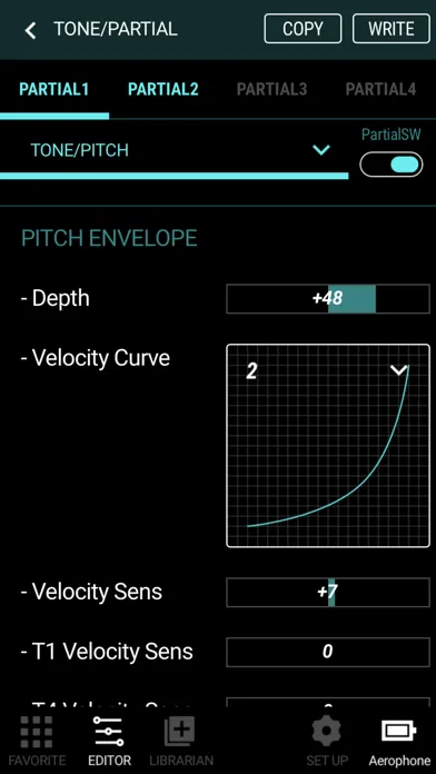 Capturas de pantalla de Aerophone Pro Editor
