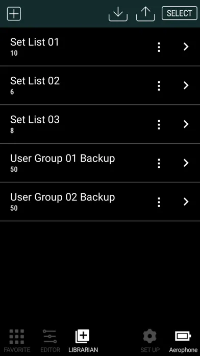 Capturas de pantalla de Aerophone Pro Editor