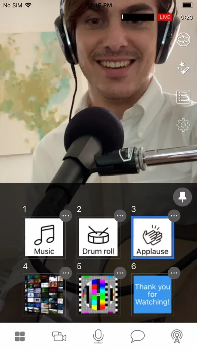GO:LIVECAST Screenshots