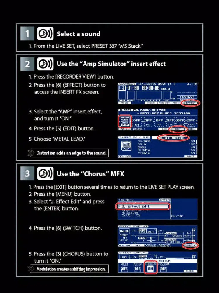 Zrzuty ekranu JUNO-Gi Insert Effects Guidebook iPad 