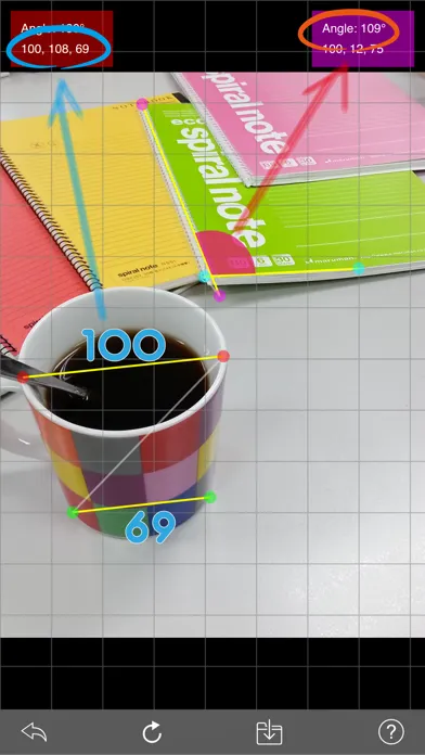 Captures d'écran de Angle & Ratio