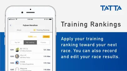 ภาพหน้าจอของ TATTA - GPS Workout Tracker