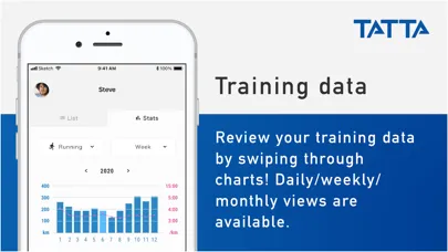 ภาพหน้าจอของ TATTA - GPS Workout Tracker