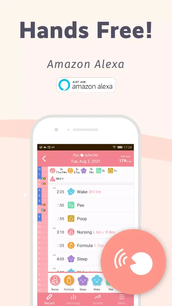 Capturas de pantalla de PiyoLog