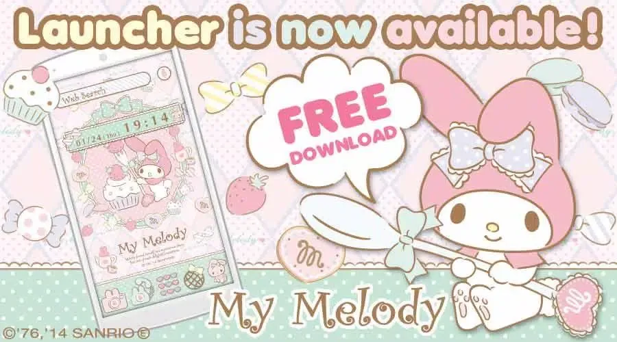My Melody Launcher Sugar Sweet Screenshots