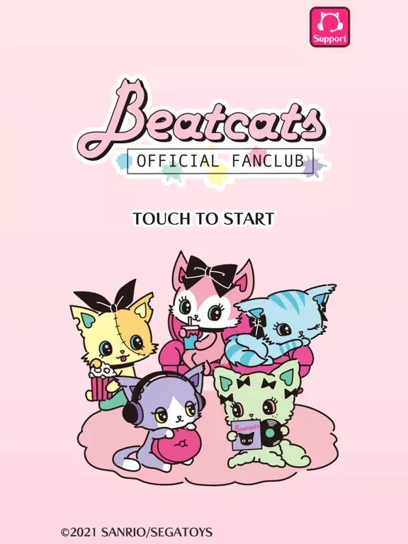 Tangkapan layar Beatcats OFFICIAL FANCLUB iPad 