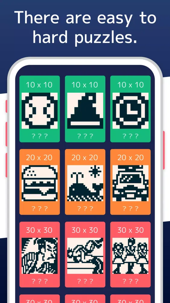 Captures d'écran de Nonograms 999