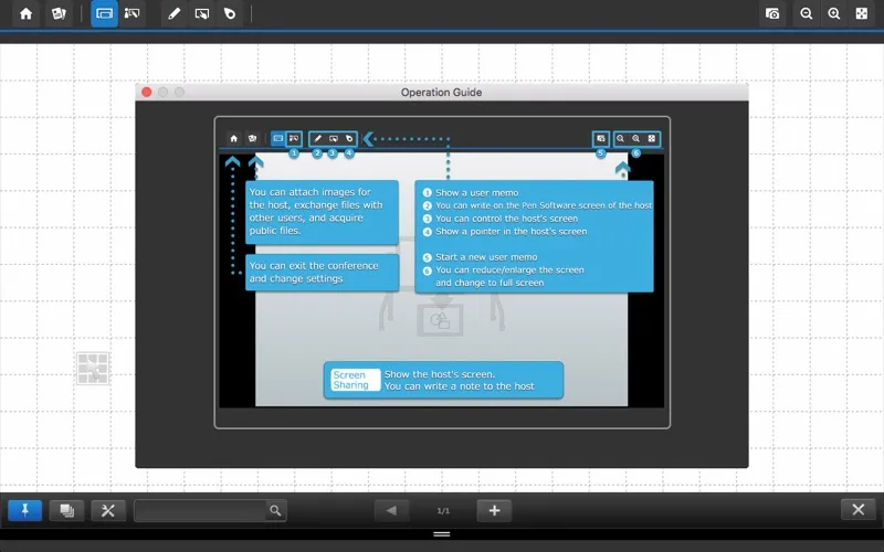 Ảnh chụp màn hình của SHARP Display Connect