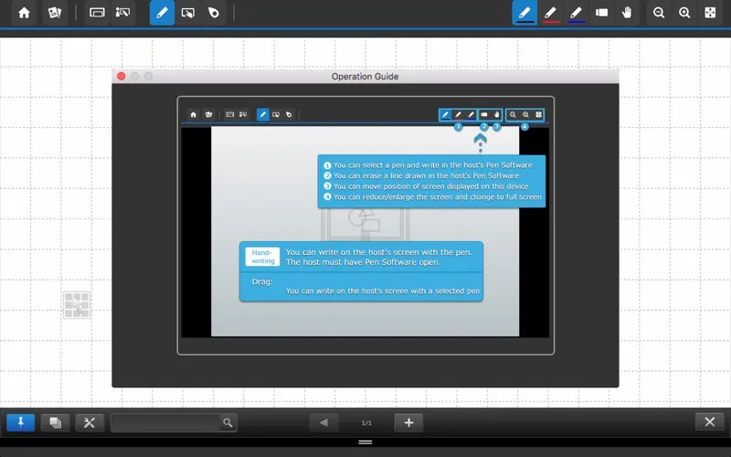 Ảnh chụp màn hình của SHARP Display Connect
