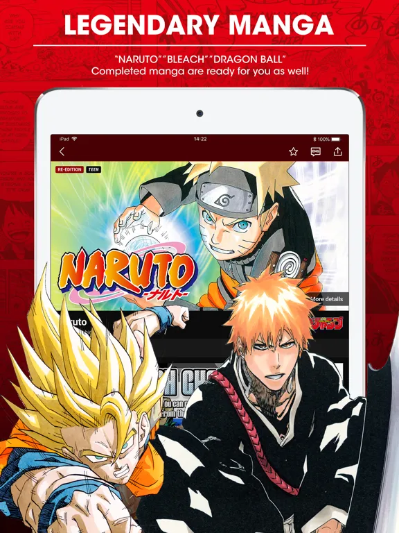 MANGA Plus by SHUEISHA iPad 应用截图