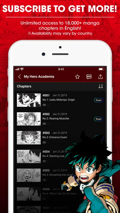 MANGA Plus by SHUEISHA应用截图