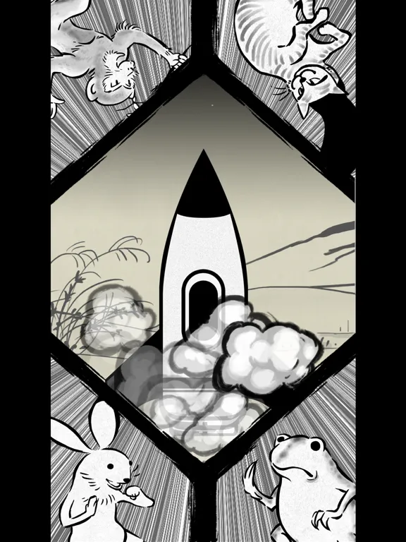 Tangkapan skrin 超獣亜歩露計画　ゆかいな超獣たちとロケットを打ち上げるゲーム iPad 
