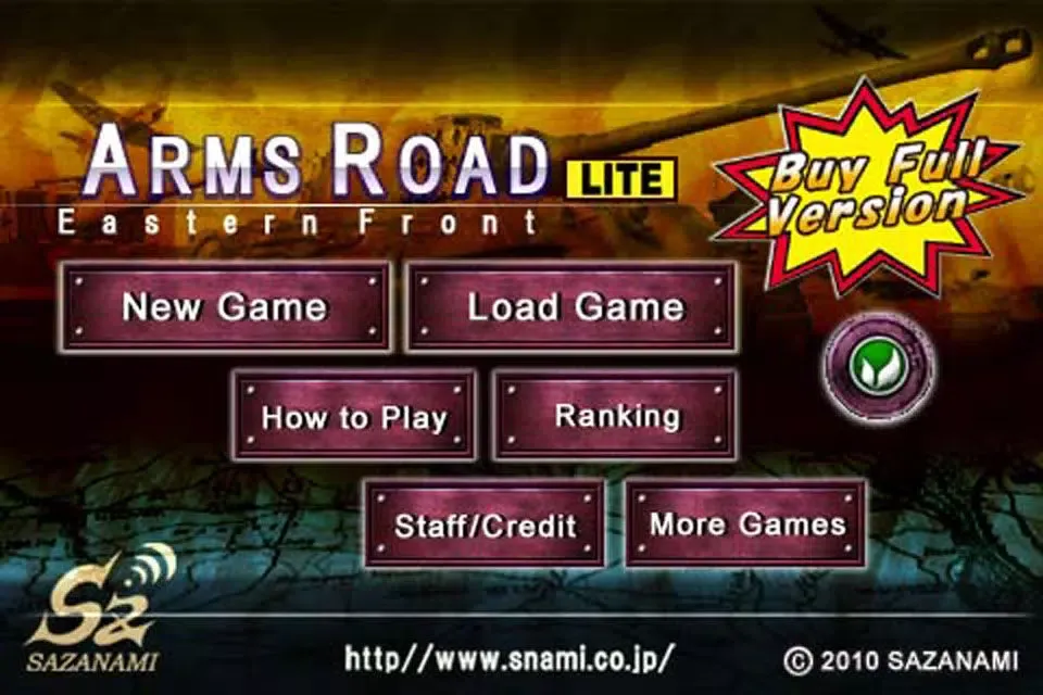 Ảnh chụp màn hình của ARMS ROAD Eastern Front Lite