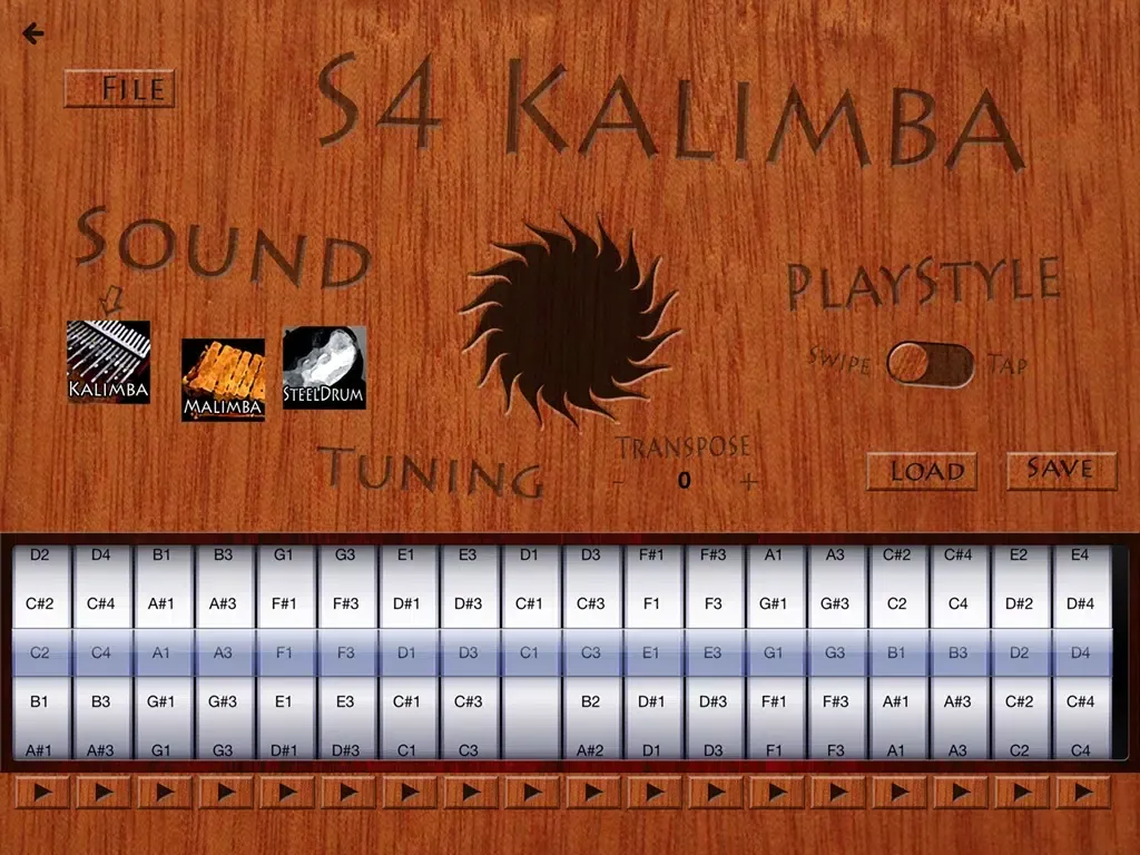 S4-Kalimba iPad  Screenshots