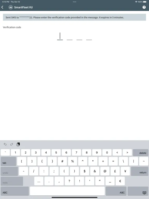 SmartFleetVU iPad  Screenshots