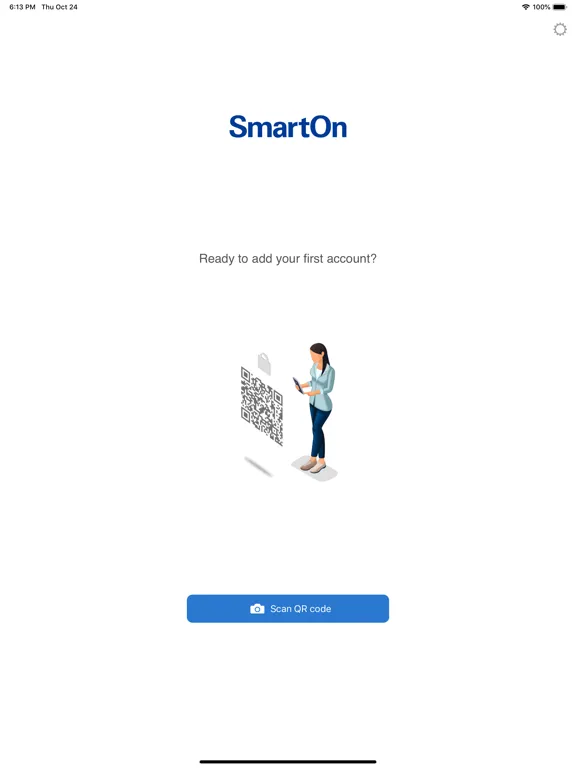 Capturas de tela do SmartOn QR (2D Code Auth) iPad 