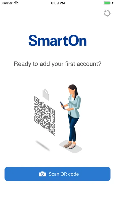 Capturas de tela do SmartOn QR (2D Code Auth)