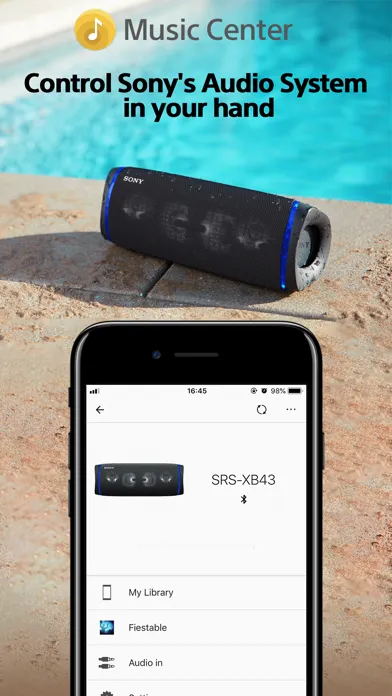 Sony | Music Center 스크린샷