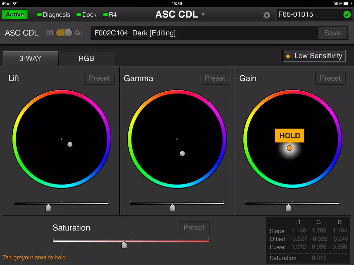 F65Remote Look Plus iPad  スクリーンショット