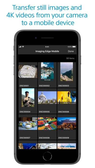 Imaging Edge Mobile Ekran Görüntüleri