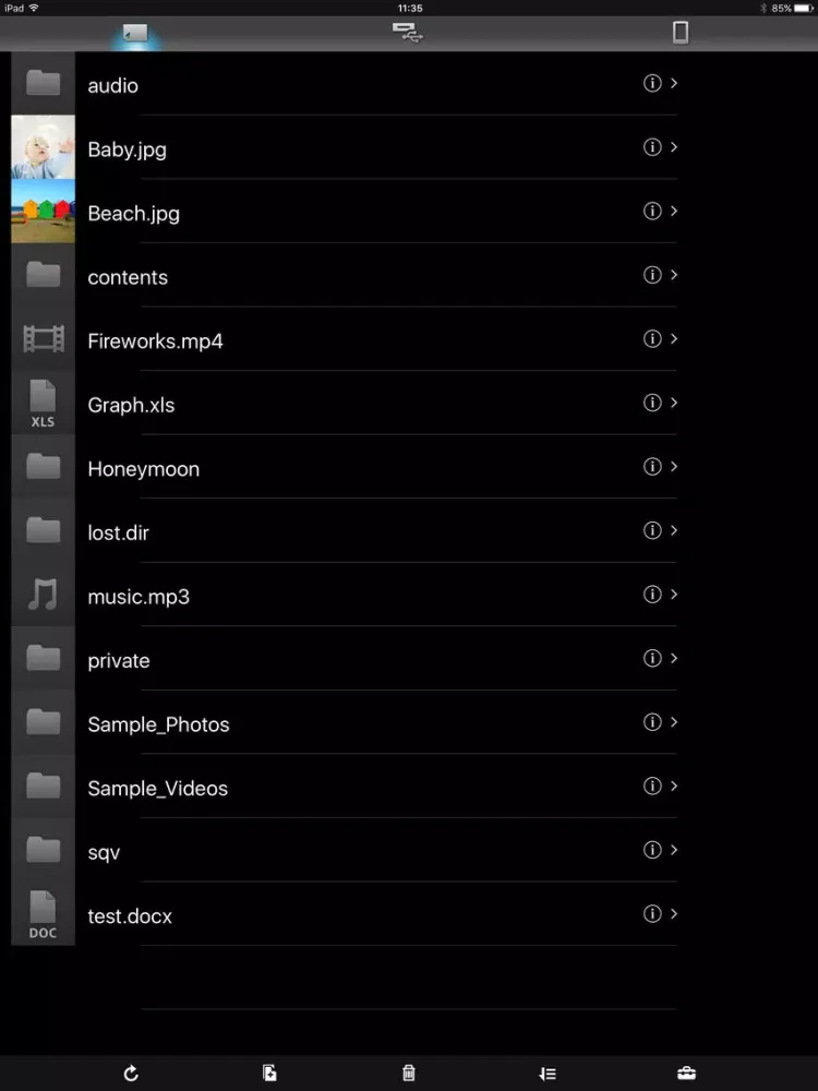 Capturas de pantalla de PWS Manager iPad 