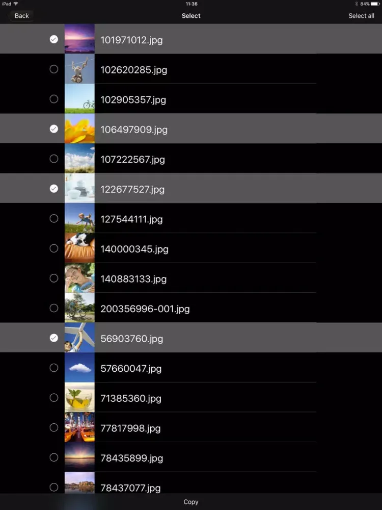 Capturas de pantalla de PWS Manager iPad 