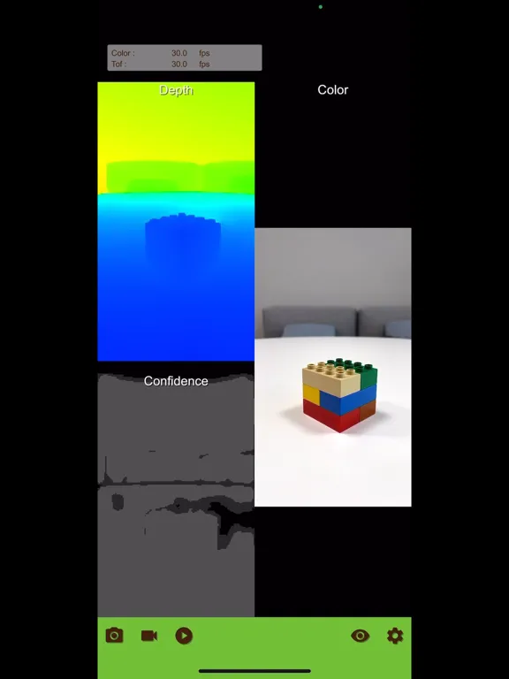 ToF AR Samples Basic iPad  Screenshots