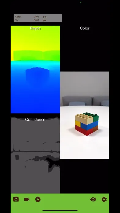ToF AR Samples Basic Screenshots