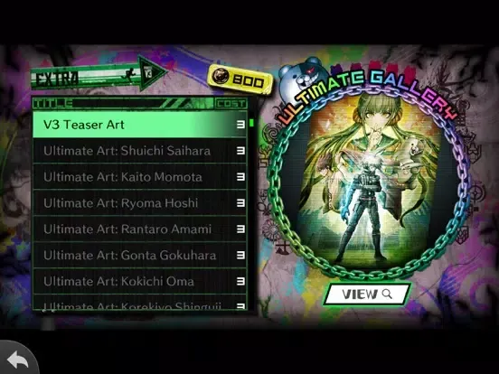Ảnh chụp màn hình của Danganronpa V3: Killing Harm iPad 