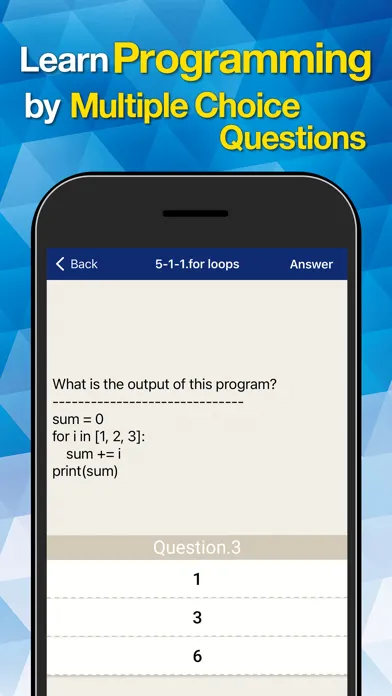 Capturas de tela do Programming Beginners Quiz