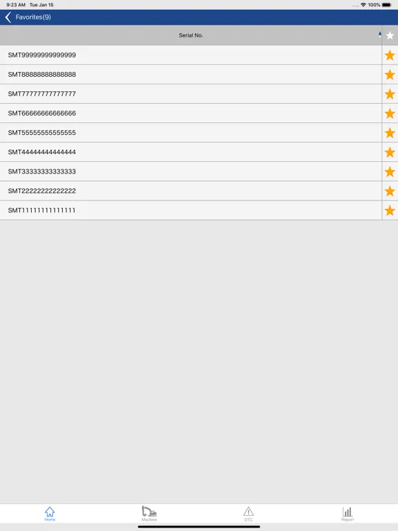 Ảnh chụp màn hình của G@Nav App iPad 