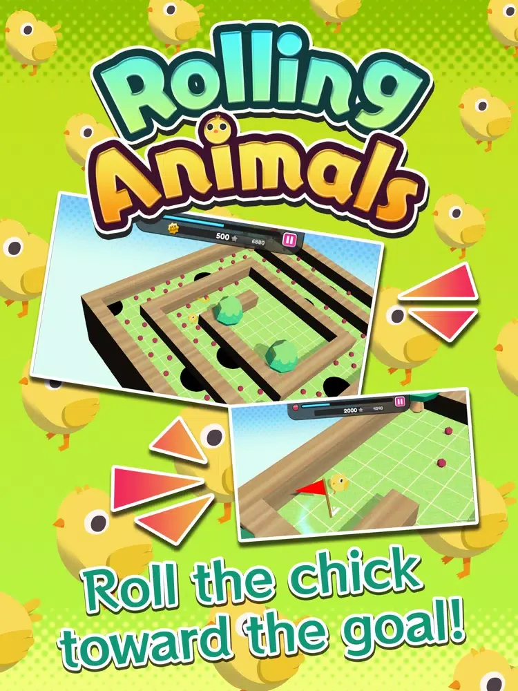 Скриншоты Rolling Animals ~ so hungry! ~ iPad 