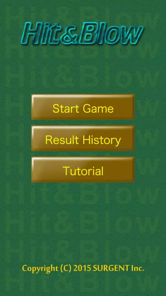Challenge Hit & Blow Ekran Görüntüleri