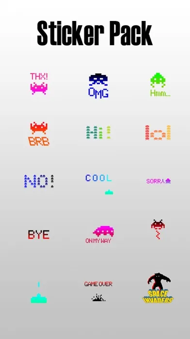 صور SpaceInvadersStickerPack