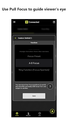 TAMRON Lens Utility Mobile Screenshots